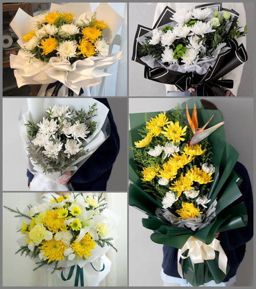 广东清远市英德市黄花镇岩背村白事花束代送